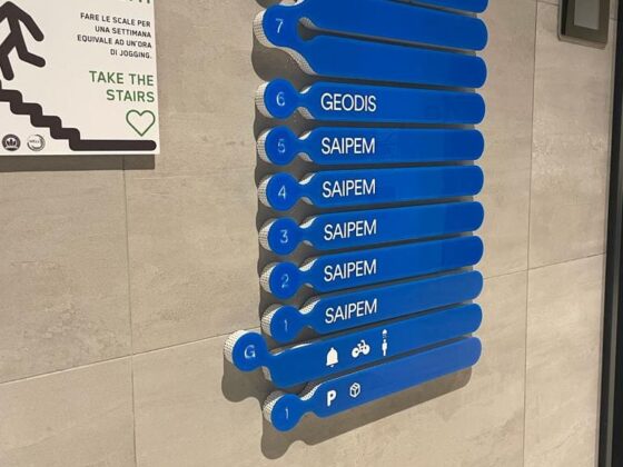 realizzazione segnaletica di Wayfinding