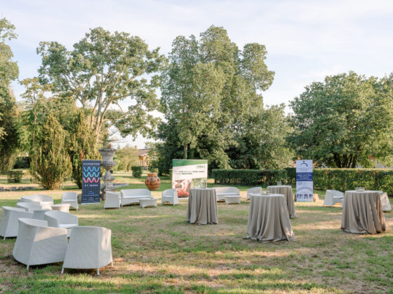 allestimento per cena confindustria