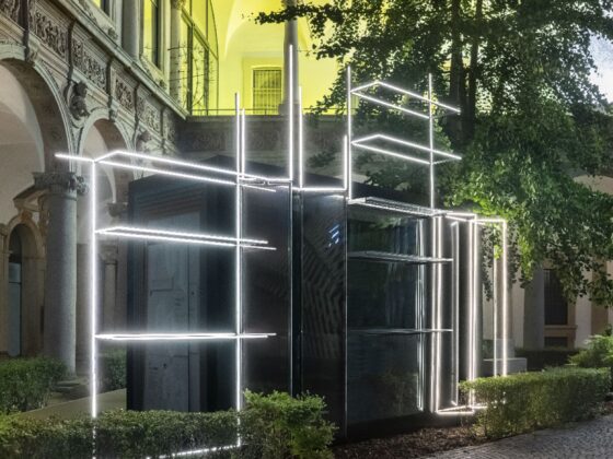 installazione luminosa design week milano